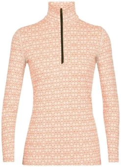 Icebreaker 250 Vertex Long Sleeve Half Zip Alpine Geo Women's -Boetiek Skiwinkel icebreaker 250 vertex long sleeve half zip alpine geo women snow flash s snow flash 0