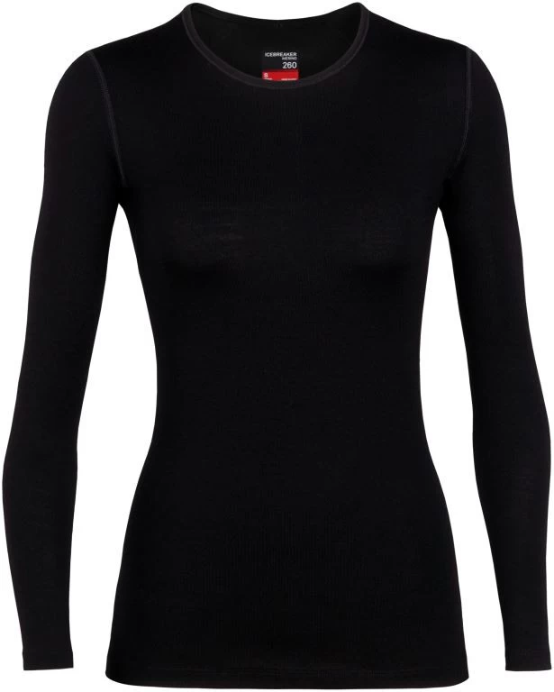 Icebreaker 260 Tech Long Sleeve Crewe Women's 1 Icebreaker 260 Tech Long Sleeve Crewe Women's